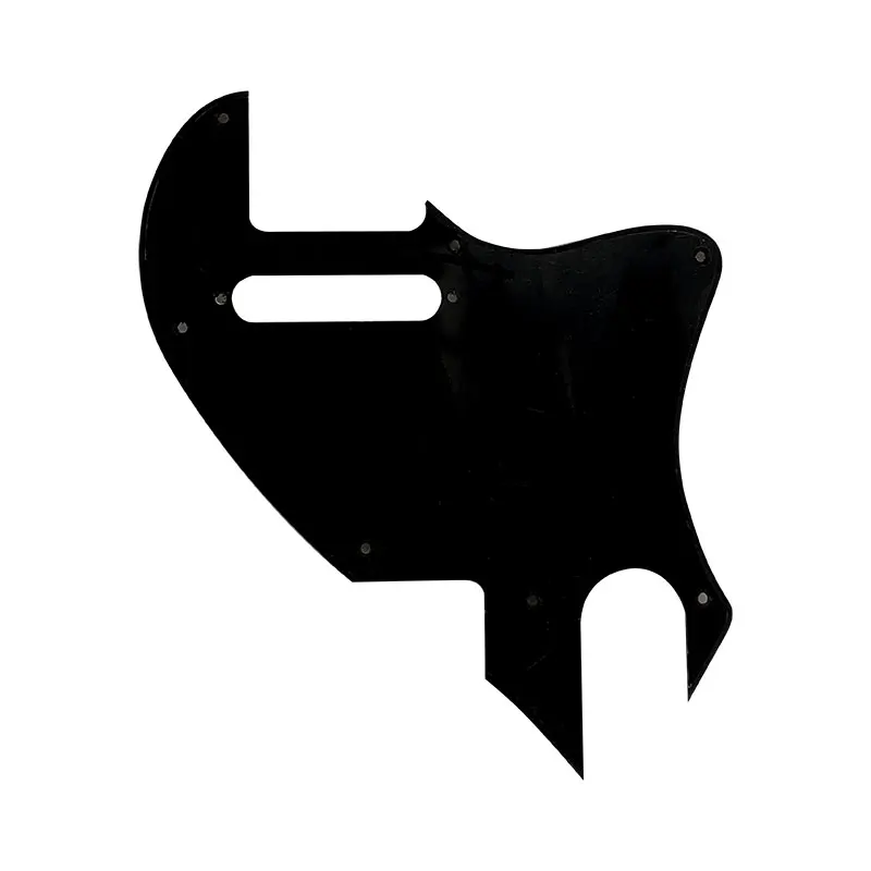 1Ply Black Запчасти для гитары Pleroo для US Telecaster Tele F hole Hybrid Guitar Pickguard Script Plate Tele конверсия пикап с крепежным отверстием - Цвет: 1Ply Black