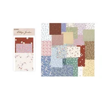 

60pcs/lot Vintage Flower Paper Letter Junk Journal Material Paper Plant Stationery Scrapbooking Diy Retro Background Craft Paper
