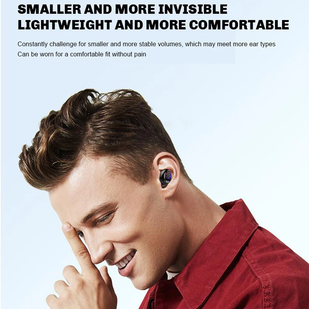 Наушники вкладыши TWS Bluetooth наушники 5 0 Беспроводная Спортивная гарнитура с