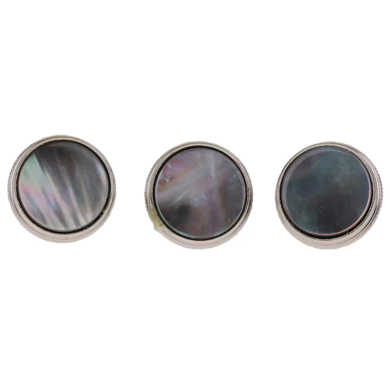 

3 Pcs Trumpet Finger Buttons Valve Finger Trumpet Cap Screw Cover for Musical Bass Instrument Trumpet Repairing Accessories,Silv