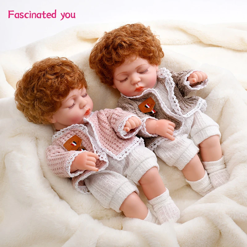 

30cm Sleeping Reborn Doll newborn 12 inch Soft silicone Realistic doll Children Accompany Dolls Children's toy gift DIY