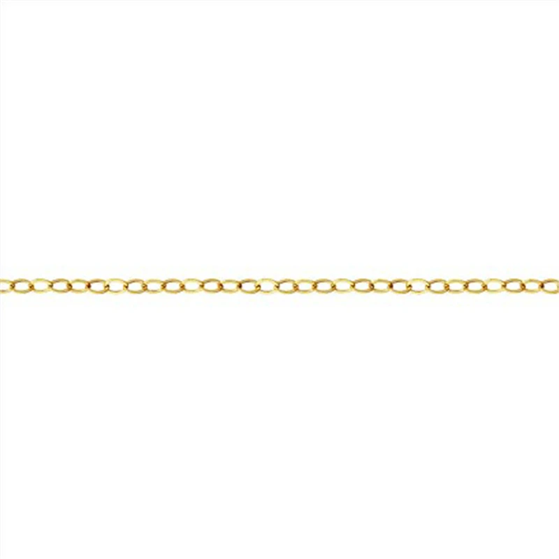 100% 14K Gold Filled Cable Chain Chain 2.3MM Chain Necklace Gold Jewelry Minimalist Gold Filled Chain DIY Jewelry