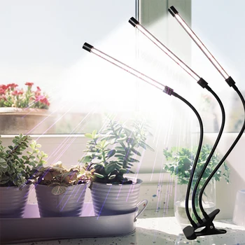 

Clip-On USB LED Grow Lights Clip-on Grow Lamp for Plants 2/3/4 Tubes Flowers Vegetables Plants Growing Lamps