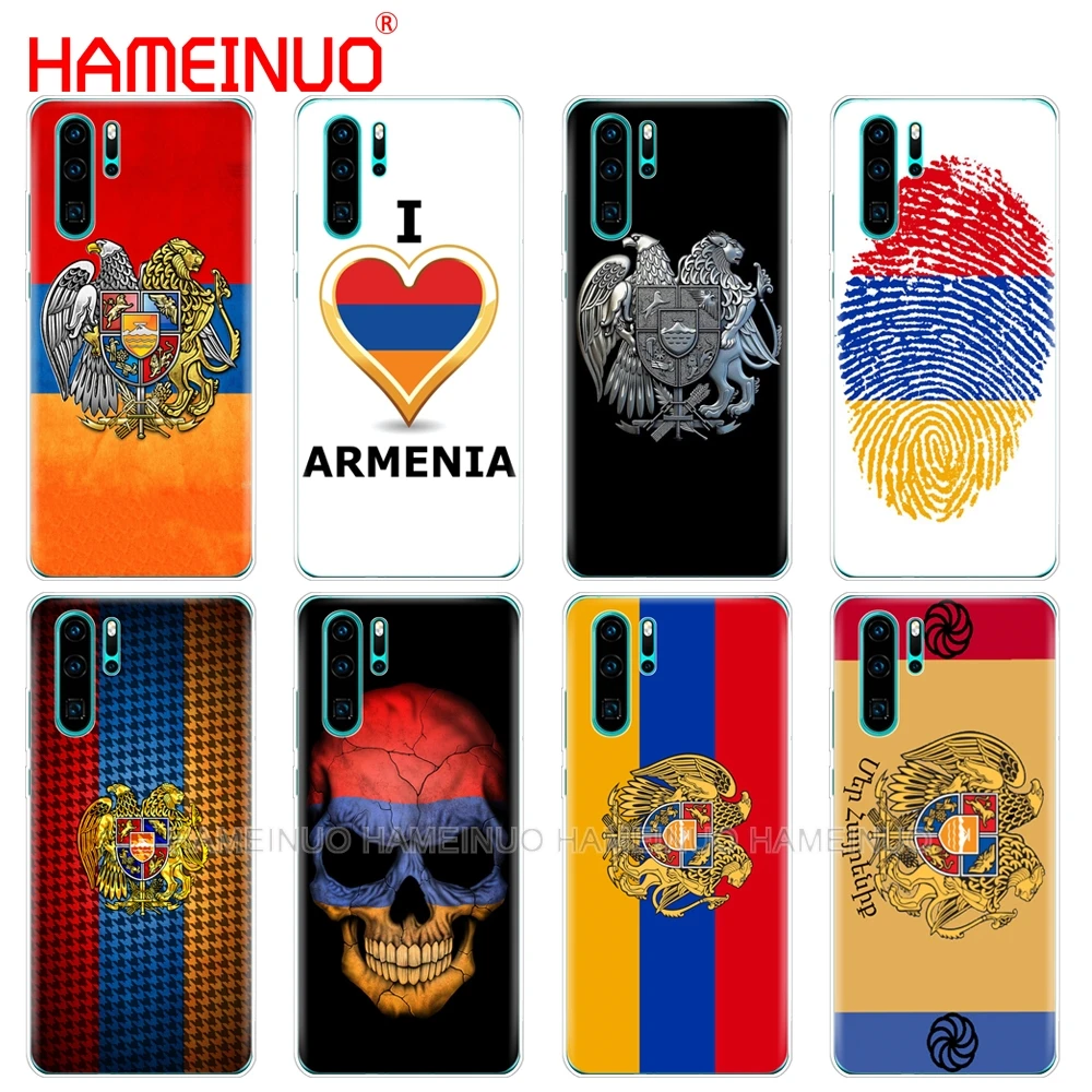 silicon phone cover case for huawei P30 PRO LITE P SMART 2019 plus p smart Z p20 lite Armenia Flag | Мобильные телефоны и