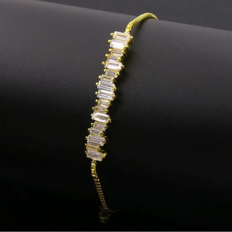 Настоящее серебро 925 пробы Женские Ювелирные изделия регулируемый размер aaa cz