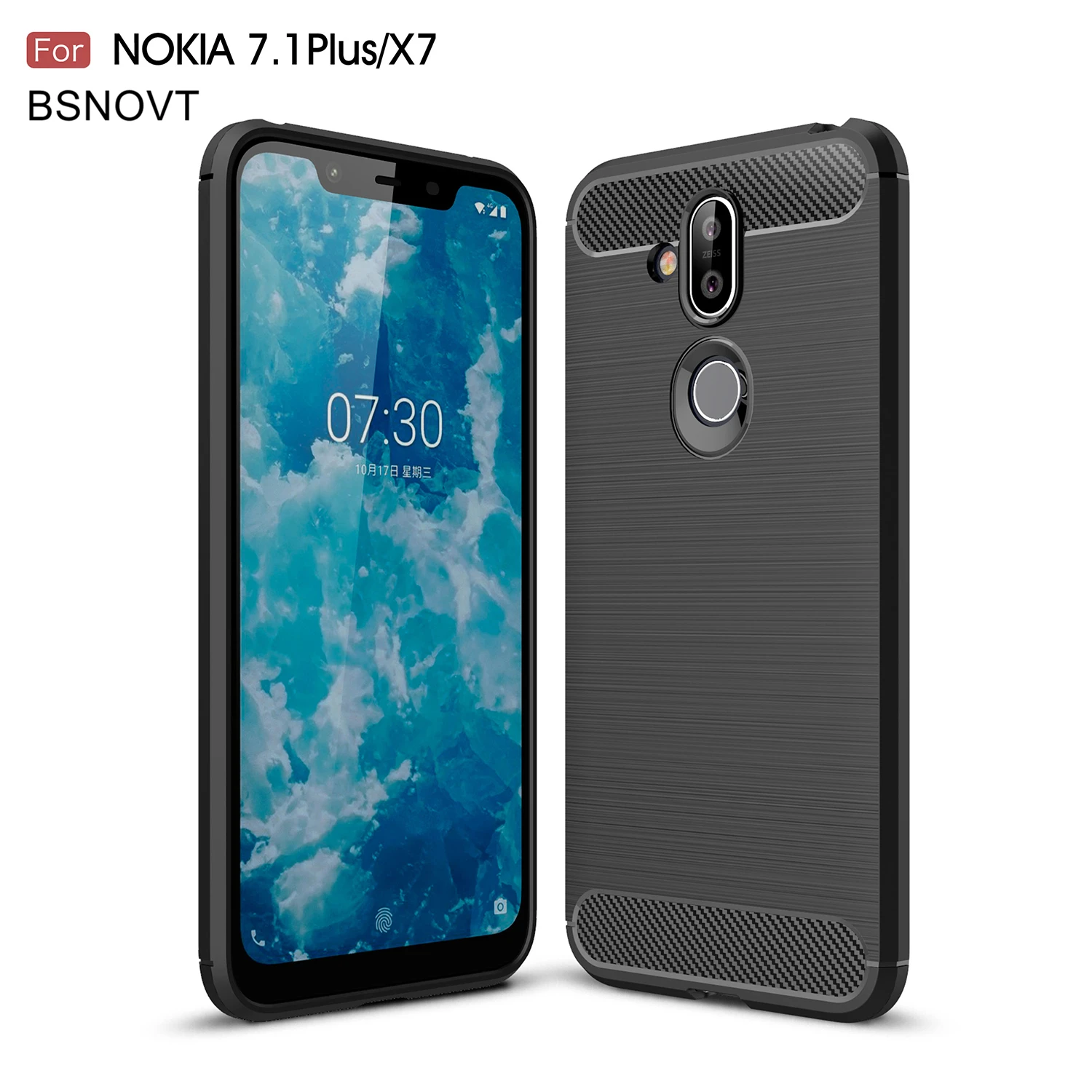 

For Nokia X7 2018 Case Silicone Shockproof Anti-knock Case For Nokia 8.1 2018 Case For Nokia X7 Cover For Nokia X7 2018 6.18"