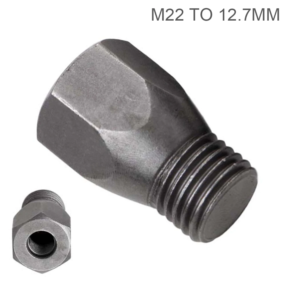 Diamond Coated Drill Bit Arbor Joint Adapter M22 to 12.7MM 1/2-20UNF Transfer Head for Electric Hammer Drill Bit Accessories shdiatool m14 thread to sds or 5 8 thread to sds adapter diamond core bit adapter fitted on hammer drill or electric drill