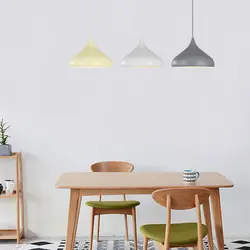 Скандинавский современный светодиодный подвесной светильник освещение алюминиевая Подвесная лампа столовая кафе бар Кухонные