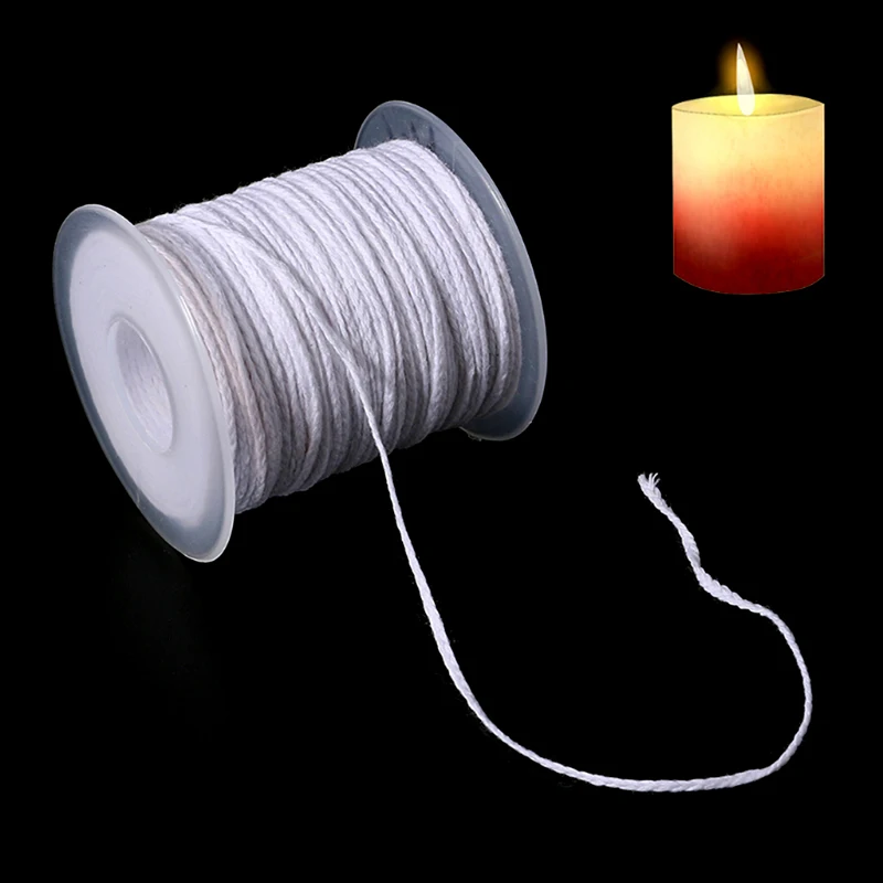 Candle Wicks 1pc 61m X 2.5mm Cotton Square Braid for Candle Making