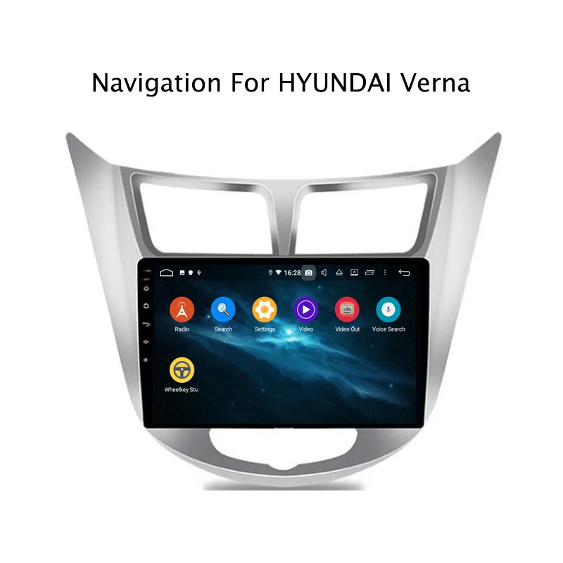 Flash Deal 9" 4G RAM 32G ROM Octa Core Android 9.0 Car DVD GPS For Hyundai Verna 2012 2013 2014 2015 2016 2017 5