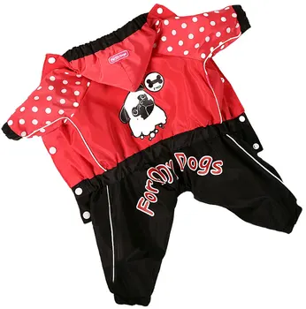 

FOR MY DOGS FOR MY DOGS raincoat for dogs black / red for girls 151SS-2015 F