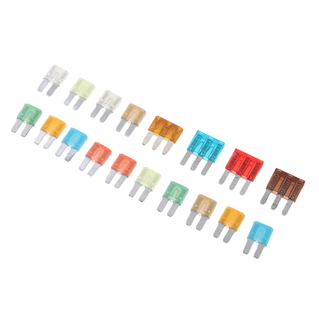 18 x Boat Standard Micro 2 Leg +3 Leg Blade Fuse 5A 7.5A 10A 15A 20A 25A 30A