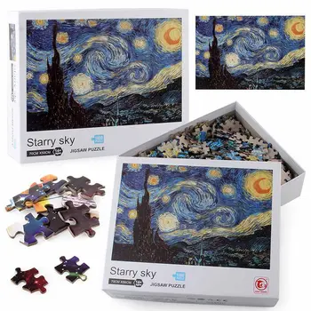 

1000 pieces jigsaw puzzles wooden Assembling picture Landscape puzzles toys for adults children kids games educational Toys
