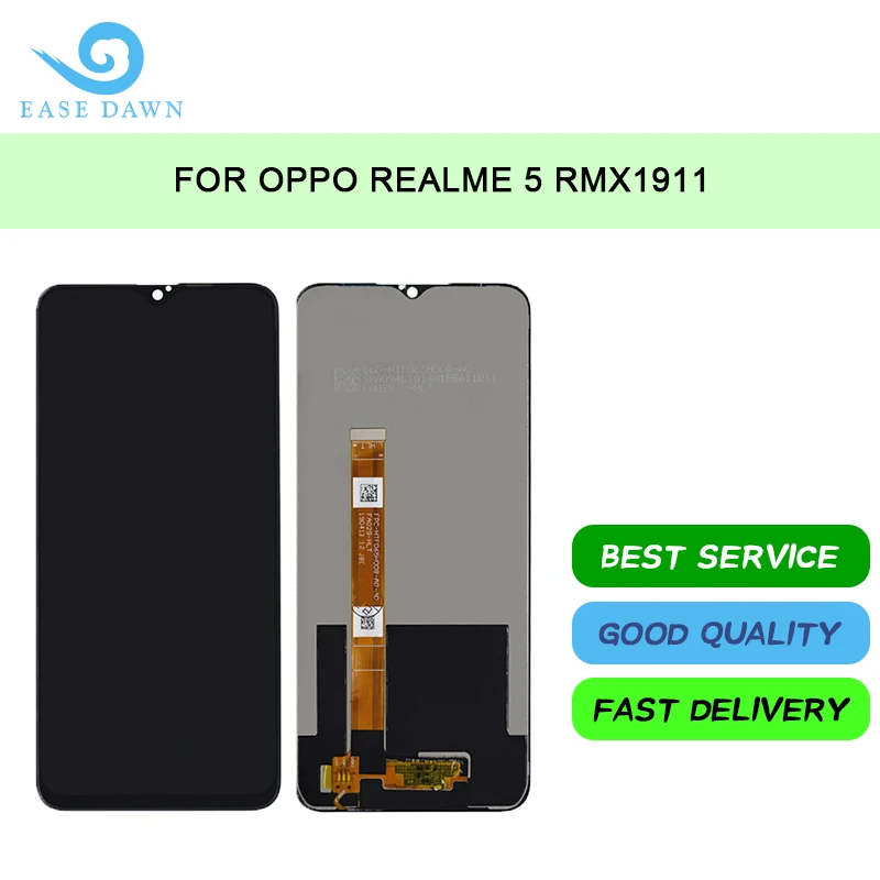 

For OPPO Realme 5 RMX1911 LCD IPS Display Screen Touch Digitizer Assembly For Oppo Display Original