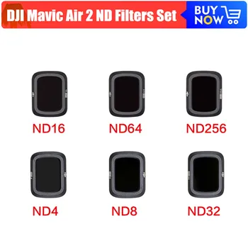 

Original DJI Mavic Air 2 ND Filters (ND4/8/32) (ND16/64/256) Avoid Over Exposure for DJI Mavic air 2 Drone accessories