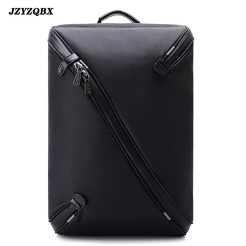 

Men's Backpack Zipper Solid School Bags Waterproof Polyester Air Cushion Belt mochila Multi-function Breathable Durable Backpack