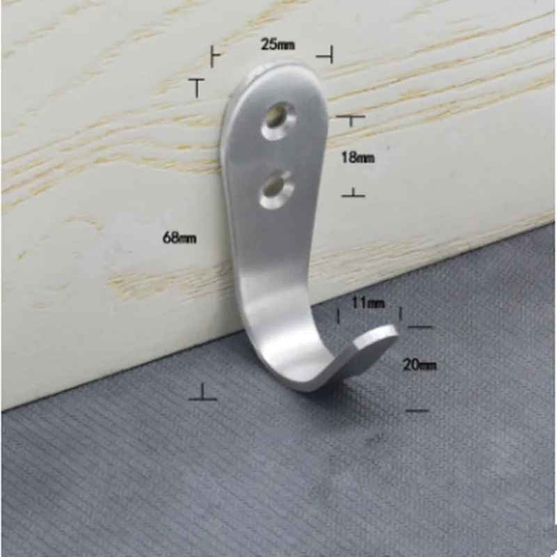 

1Pair Wall Mount Ironing Board Coat Hanger Hook Holder Storage Display Racks QDD9834