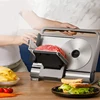 220V Electric Meat Cutter Multifunctional Folding Slicer Home Lamb Roll Frozen Meat Vegetable Fruit Bread Ham Slicer 2