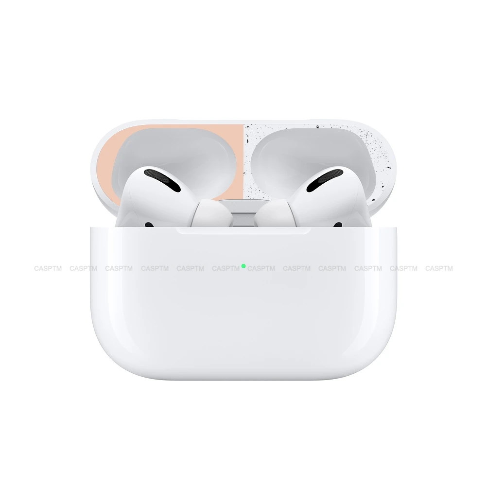 Металлическая защита от пыли для Airpods Pro, наклейка, аксессуары для кожи Apple, чехол для зарядки, защитная коробка для Airpods 3 Airpods Pro, защита от пыли