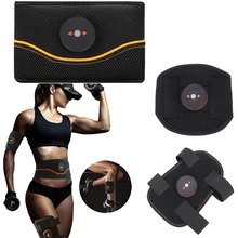 EMS Wireless Smart Muscle Stimulator Abdominal Arm Leg Trainer Belt Body Slimming Massager Fat Burning Fitness Exerciser Unisex