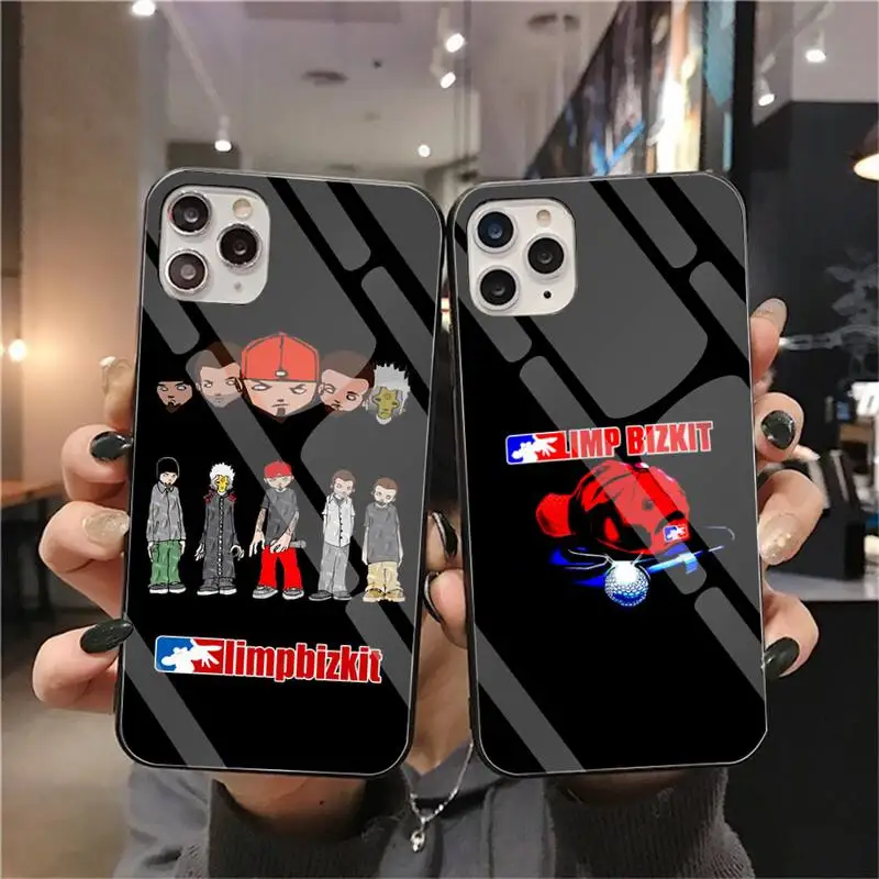HUAGETOP Limp Bizkit окрашенный чехол для телефона из закаленного стекла iPhone 11 Pro XR XS MAX 8X7 6S