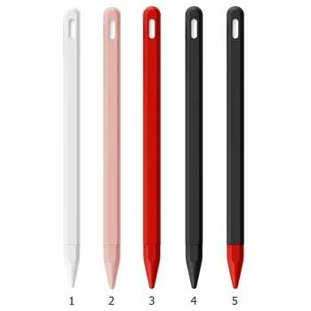 

Tablet Touch Stylus Pen Protective Cover for Apple Pencil 2 Cases Portable Soft Silicone Pencil Case