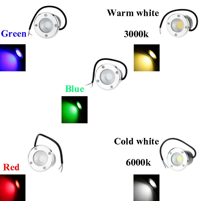 IP68, 3 Вт, 5 Вт, 9 Вт, светодиодный подземный светильник, наземный, садовый, дорожка, напольный светильник, наружный, подземный, похороненный, для двора, светильник, ландшафтный светильник, 220vDC12
