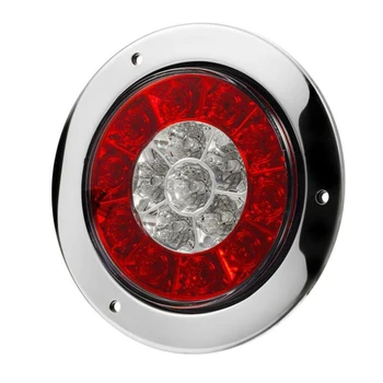 

Led Led Trailer Taillights Stop Brake Parking Round Red&Amber Luminous