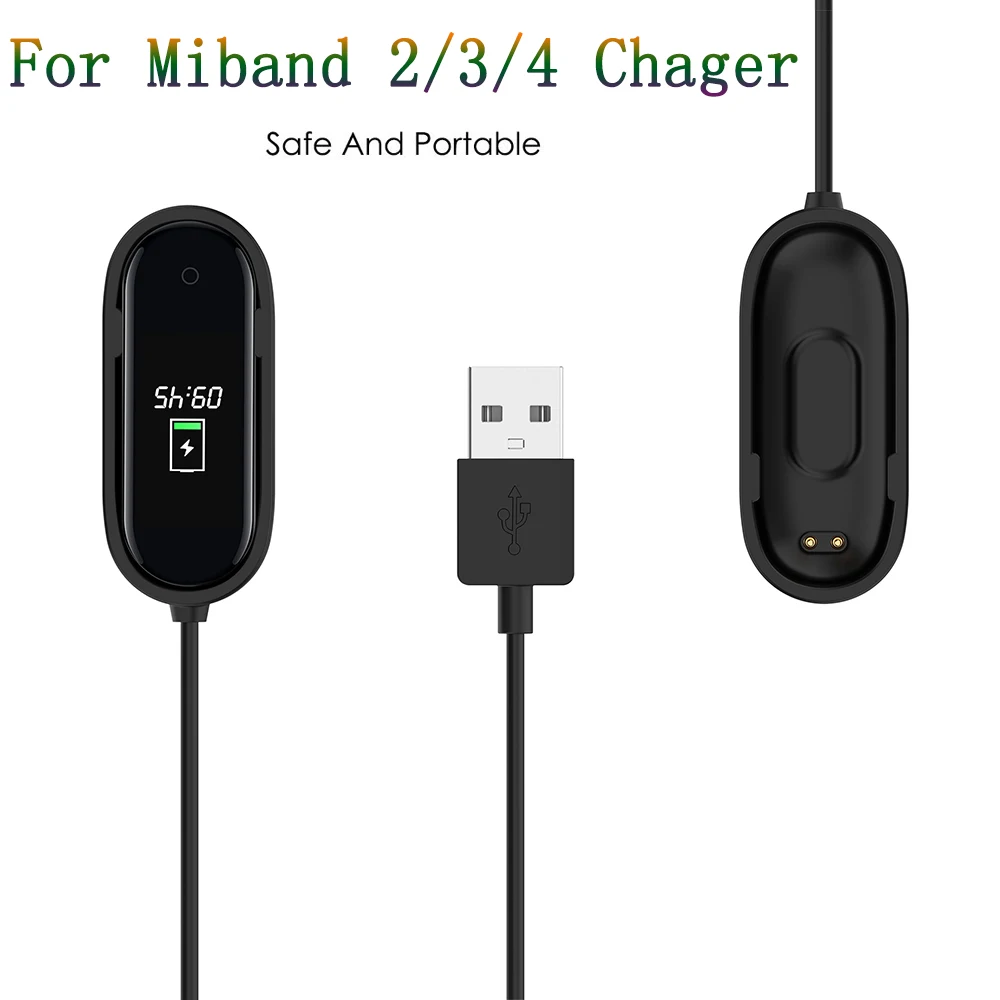 Зарядный USB-кабель для Xiaomi Mi Band 4 сменный шнур зарядное устройство адаптер 2 3