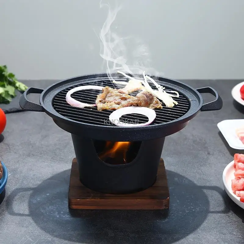 richting Verder Toeval Mini Bbq Grill Alcohol Kachel Home Rookloze Barbecue Grill Bbq Plaat  Draagbare Roosteren Vlees Gereedschap Voor Outdoor Home - Electric Grills &  Electric Griddles - AliExpress