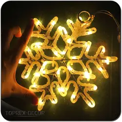 Topex 3D светодиодный Снежинка Рождественская елка светильник светодиодный светильник s украшение navidad гирлянда вечерние украшения для улицы