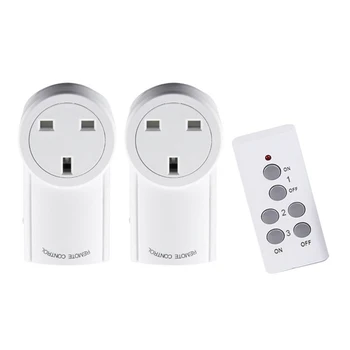 

British Standard Household Socket Smart Remote Wireless Socket Switch RF433 Compatible With Broadlink Rm Pro