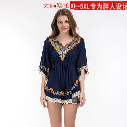 

2017 Spring And Summer New Style Europe And America Fashion Large Size Embroidered Lace Cloak Dress Women's