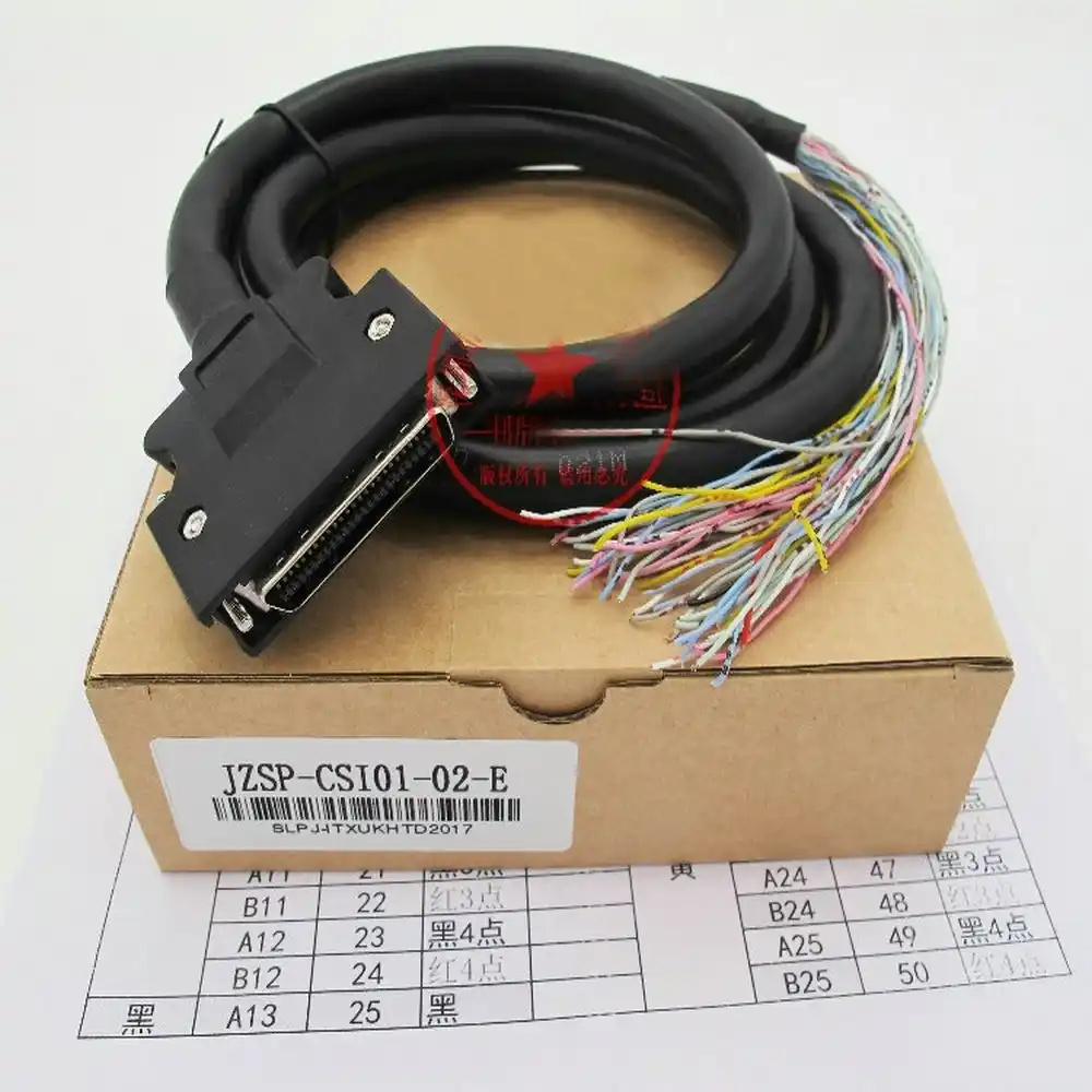 servo motor 50 pin connector I/O cable for panasonic A5 A6 drive X4