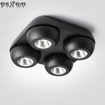 

LED surface mounted ceiling light foldable and rotatable COB dimmable spotlight AC110V / 220V input 10W / 20W / 40W LED surface