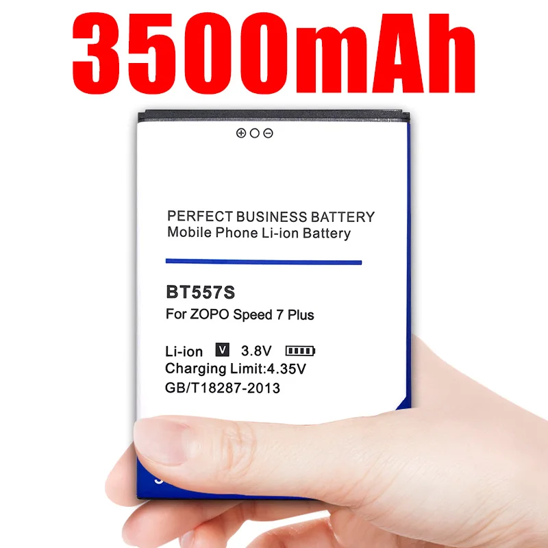 Backup 3500mah Battery Bt557s for Zopo Speed7 Plus Mobile Phone | Мобильные телефоны и аксессуары