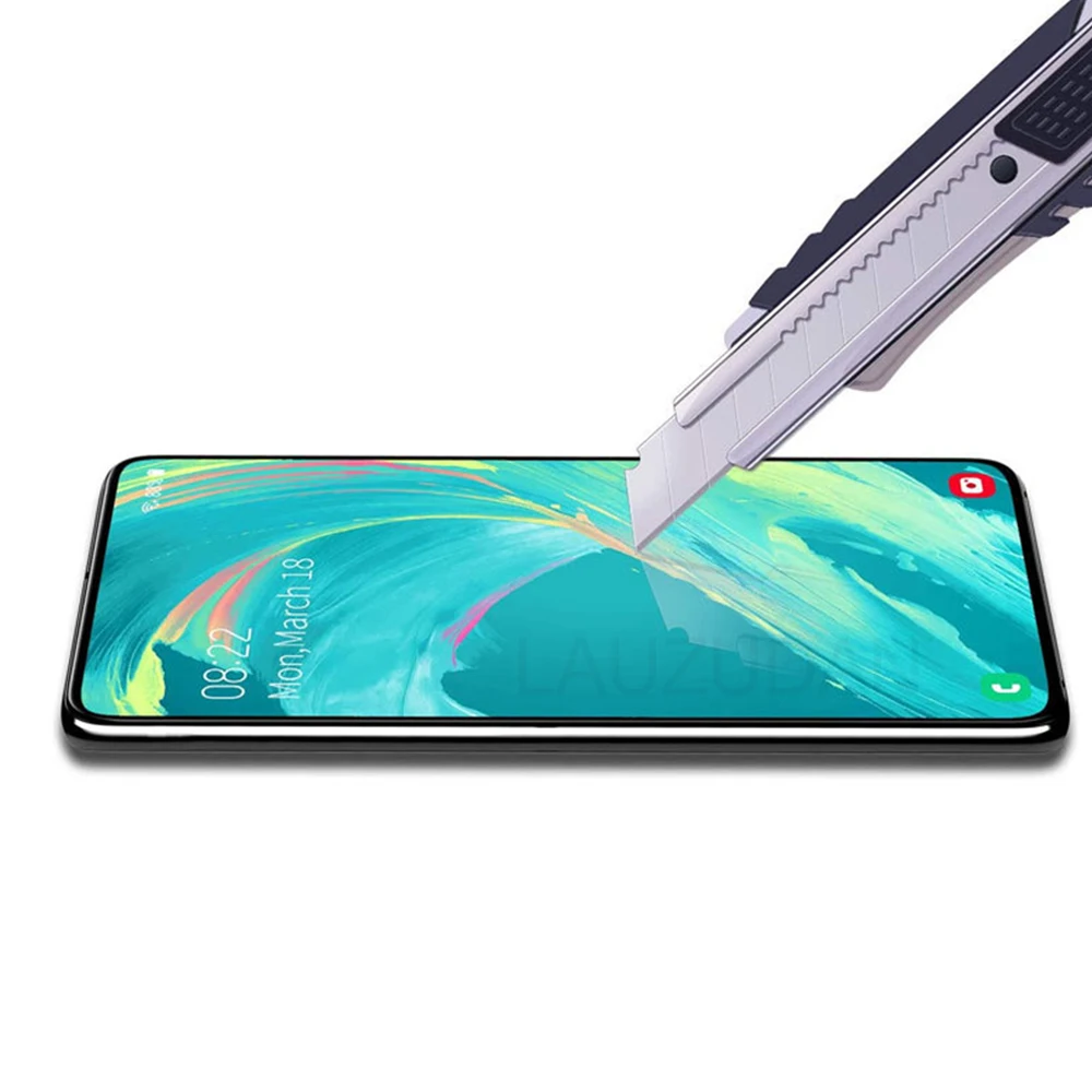 Screen Protector for Samsung A51 A71 A50 A70 All Glue Tempered Glass for Samsung A10 A20 A30 A40 A60 M10 M20 Full Cover Glass 