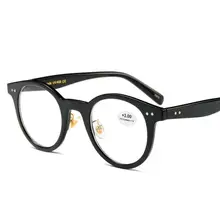 Женские негабаритные круглые очки для чтения винтажные женские очки оправа Сверхлегкий Ретро диоптрий очки для чтения FML