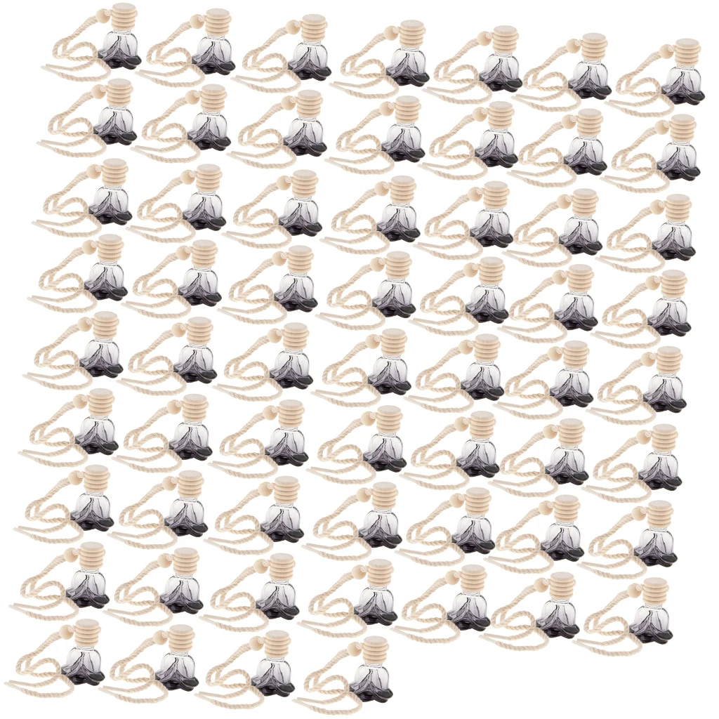 60pcs 10ml Perfume Bottle Pendant Car Hanging Pendant Home Decoration
