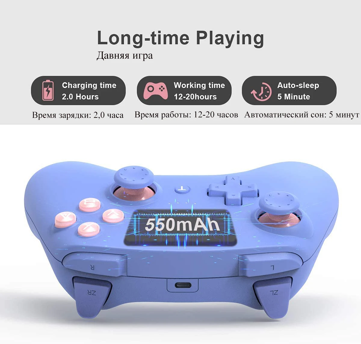Pxn 9607x Gamepad para Nintendo Switch pc Controller Ios 16 Bluetooth sem Fio para Switch Lite pc Cabo de Dados Usb Nfc Remoto Amibo - Image 2