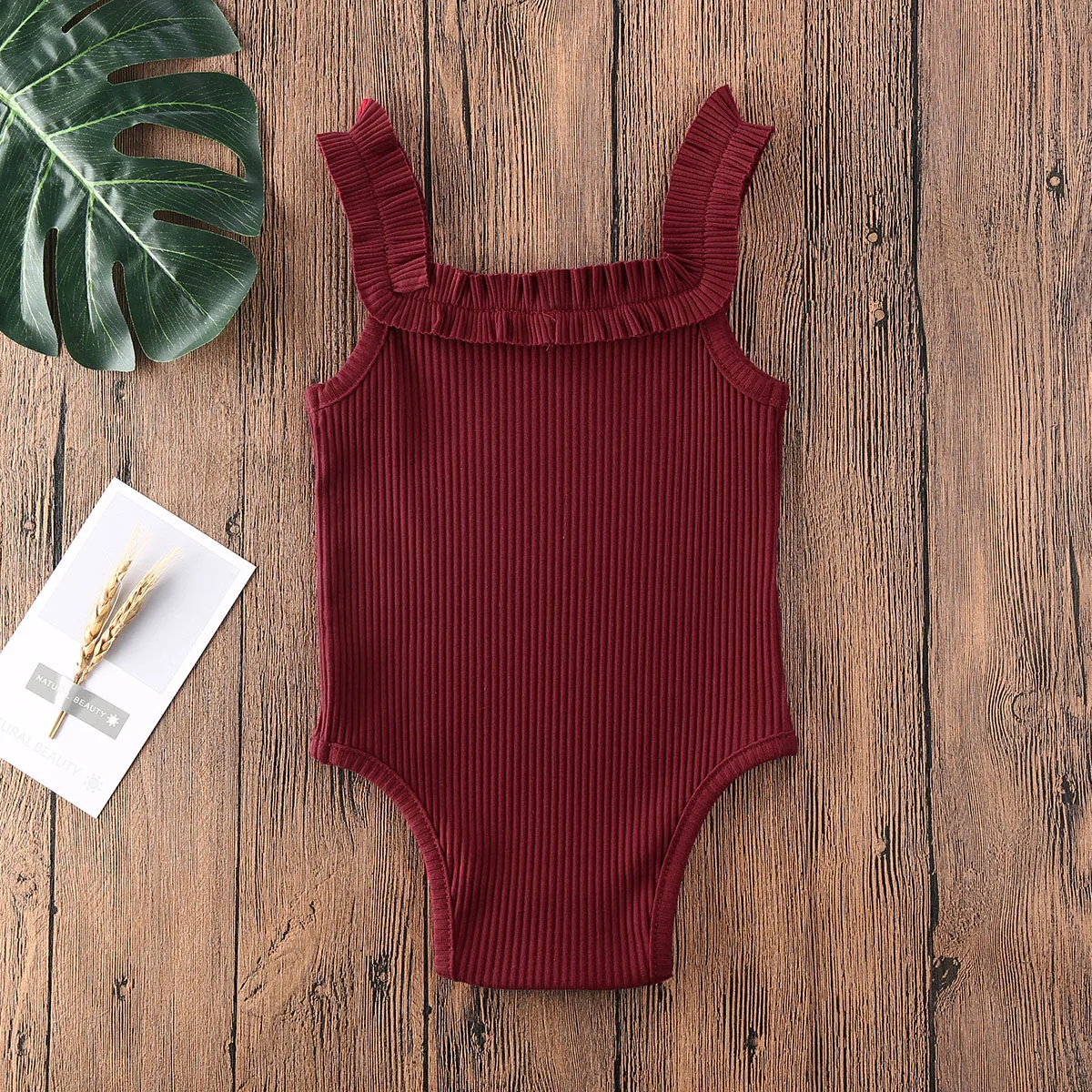 customised baby bodysuits 2020 Baby Girls Boys Bodysuits Summer Cotton Casual Clothing Newbown Sleeveless Ribbed Ruffled Solid Jumpsuits Playsuits coloured baby bodysuits