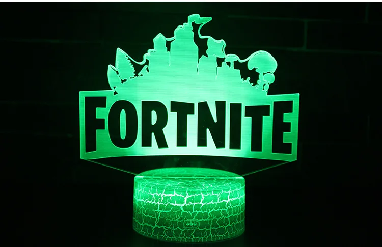 da lâmpada led night light gamer decoração