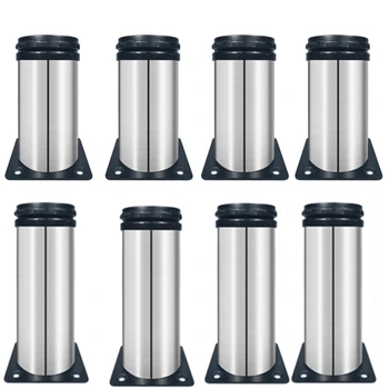 

Promotion! 8Pcs Furniture Height Adjustable Cabinet Legs Stainless Steel Furniture Legs Cabinet Table Sofa Bed Feet Furniture Le