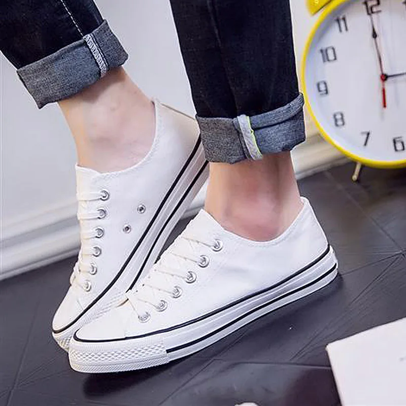 Big size 35-47 high top sneakers canvas shoes boys sneakers unisex shcool shoes men comfort sneakers man autumn shoes 2019