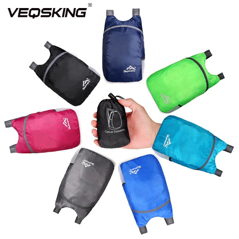 Daypack Bags Ultralight Folding Travel Hiking Waterproof Outdoor Sport Women 15L 