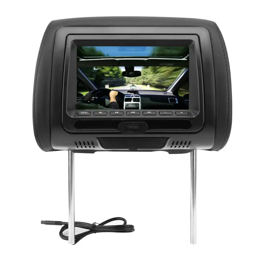 ユニバーサル 7 ヘッドレストカー Dvd プレーヤー Dvd Usb Hdmi 車のヘッドレストモニターとゲームディスク内部スピーカー 車用 Mp4 Mp5 プレーヤー Aliexpress