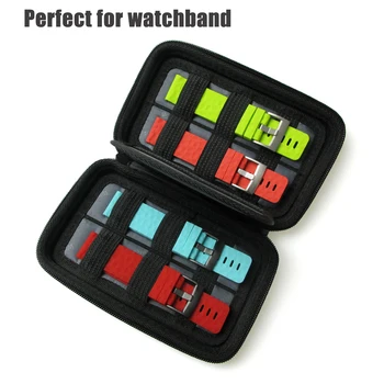

Hard Shell 4 Slot Watch Storage Case Travel Watch Strap Band Organizer Bag