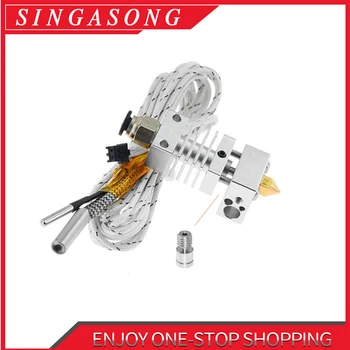 

Hotend Extruder Kit Long Distance V6 Extrusion 12V/24V 50W J-head Heat Break Throat 1.75mm for Ender 3 CR10 CR-10S Printer