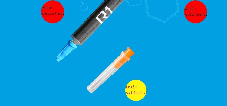 Pccooler R1 Компьютерный Вентилятор синтетическая смазка для ноутбука Настольный компьютер процессор видеокарта вентилятор смазочное масло 2 мл