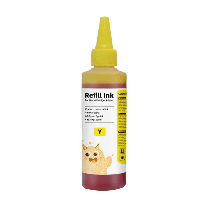 Dye Ink Kit Ink Refill Kit Ink Cartridge Refill Kit 100ml Refill for Epson Canon HP Brother All Model Printer